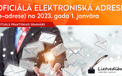 Privāts: Oficiālā elektroniskā adrese (e-adrese) no 2023. gada 1. janvāra