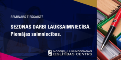 Sezonas darbi lauksaimniecībā. Piemājas saimniecības.