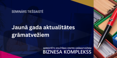 Jaunā gada aktualitātes grāmatvežiem