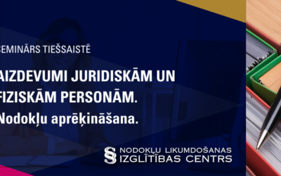 Aizdevumi juridiskām un fiziskām personām. Nodokļu aprēķināšana.